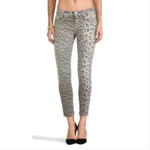 Current/Elliott The Stiletto in Grey Leopard Sz 24